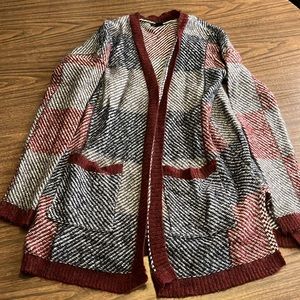 Lucky Brand Small Alpaca Wool Mohair Blend Cardigan Sweater